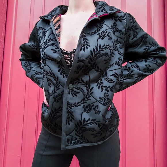 Vintage Geometric Shimmer Jacket - Picture 3 of 9